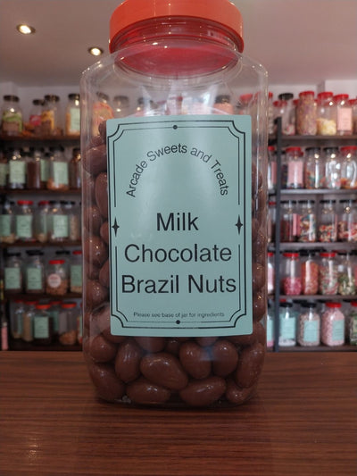 Milk Chocolate Brazils - Milk chocolate covered brazil nuts