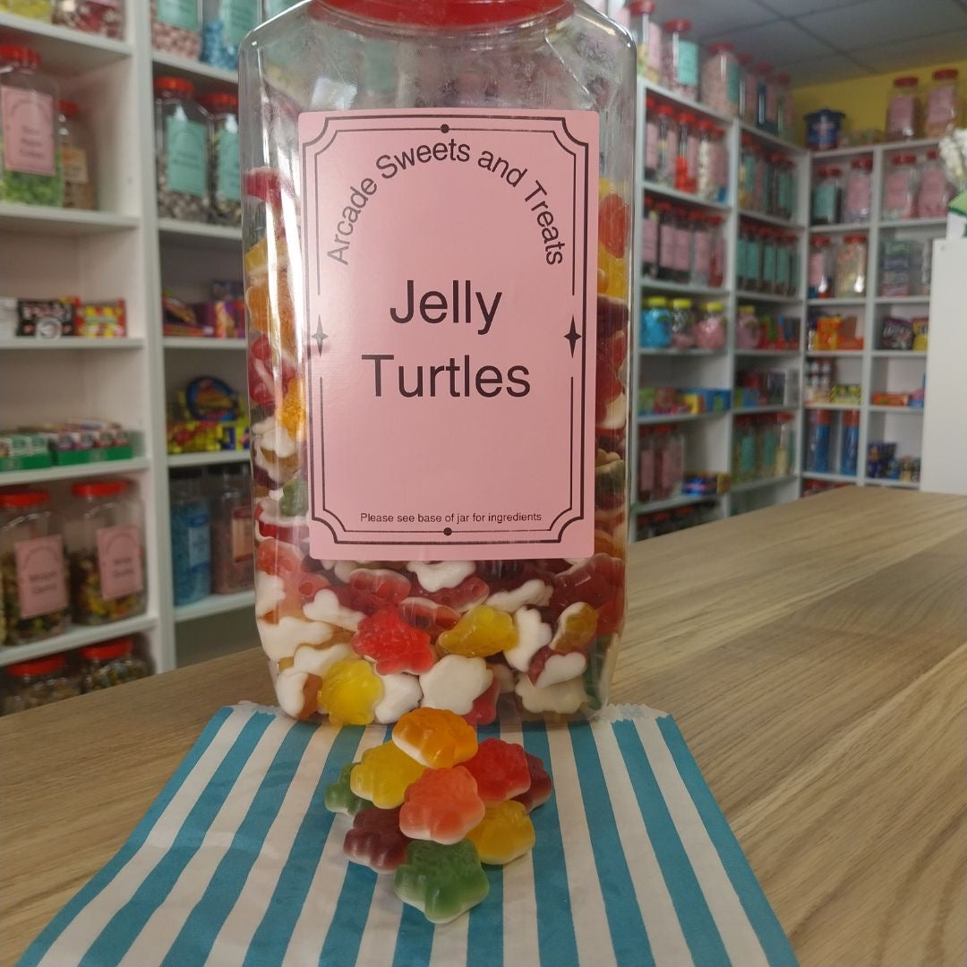 Jelly Turtles - fruit flavour jelly sweets – Arcade Sweets & Treats