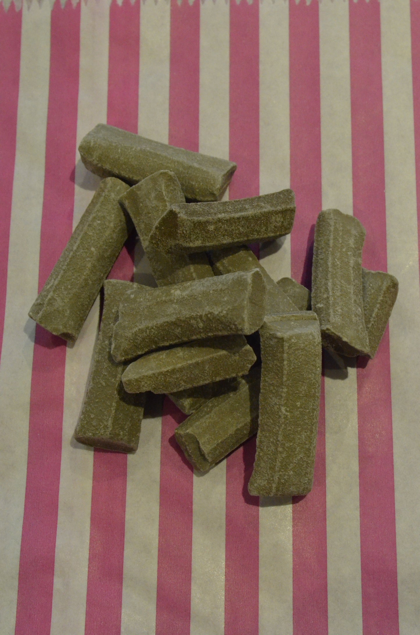 Liquorice Rock - Liquorice flavour hard candy sticks