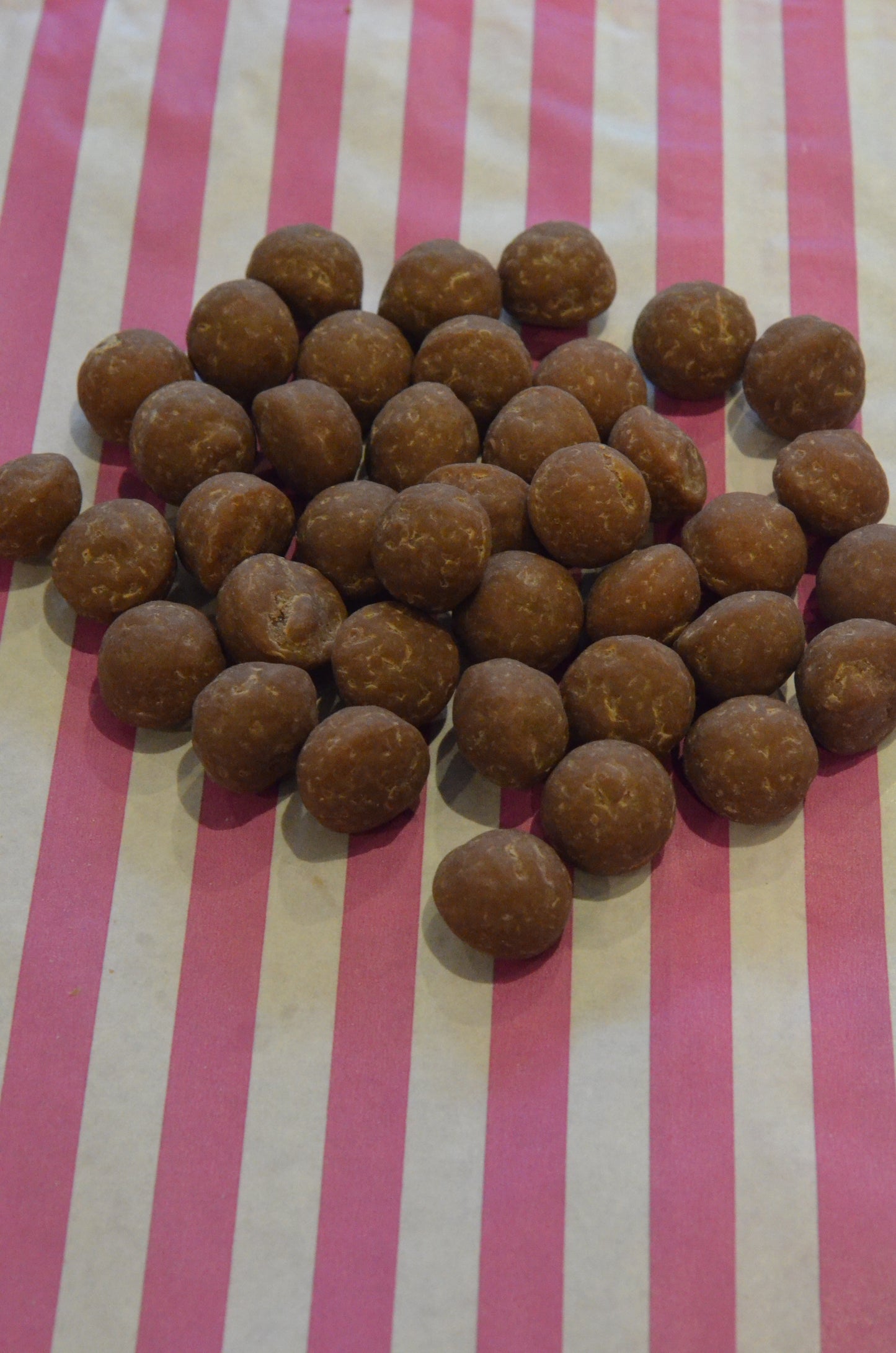 Chewing Nuts - chewy toffee with a chocolate coating