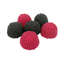 Black and Raspberries - Fruit Flavour Jellies Coated in non pareils