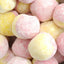 Chewy Rhubarb & Custard Bon Bons - sugar dusted rhubarb and custard flavoured chewy sweets