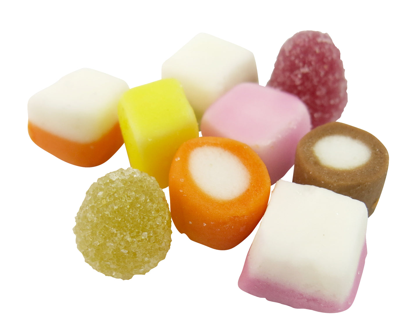 Dolly Mixtures - Multicoloured candy and jelly sweets