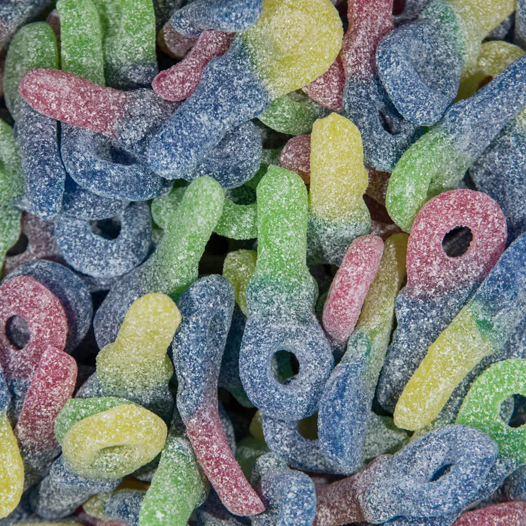 Fizzy Tongue Painter Dummies - Fruit flavour jelly sweets with a fizzy sour coating