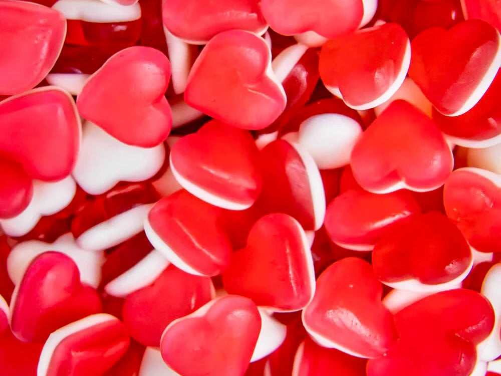 Gummy Hearts - Strawberry flavoured heart-shaped jelly sweets