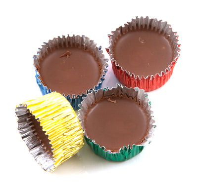 Icy Cups - Delicious chocolate flavour candy in assorted foiled 'icy' cups