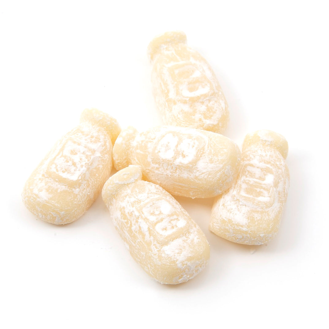 Milk Bottles Gums - Milk bottles shaped dusted gums