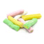 Rhubarb & Custard Tubes - Rhubarb and custard flavour sugar paste sweet with sugar paste filling