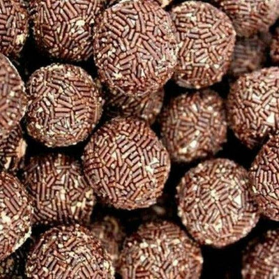 Rum Balls - Rum balls covered in sugar and cocoa sprinkles