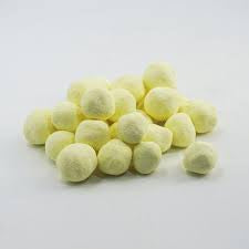 Traditional Lemon Bon Bons - Traditional dusted lemon flavoured bon bons with a devon toffee centre