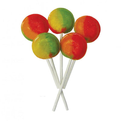 Tropical Fruit Mega Lolly, sold individually - Tropical fruit flavour lollipops (individually wrapped)