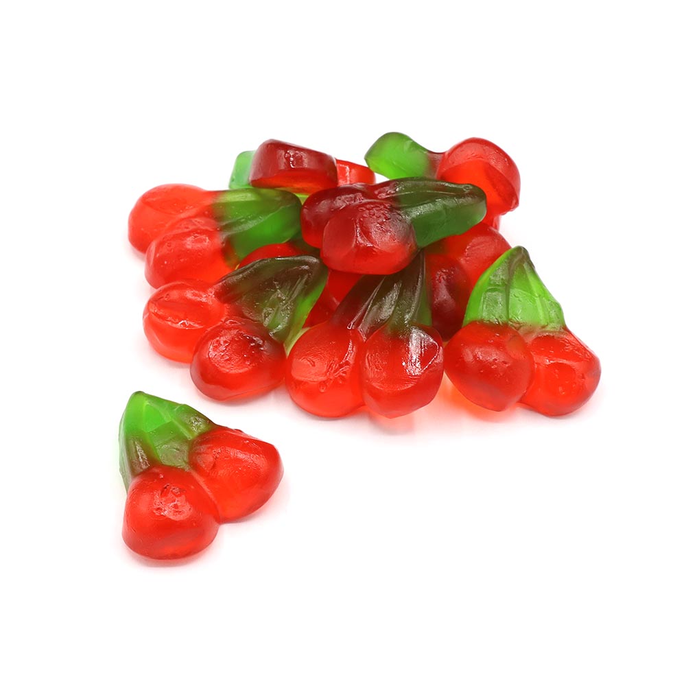 Twin Cherries - cherry flavoured jelly sweets