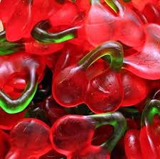 Twin Cherries - cherry flavoured jelly sweets