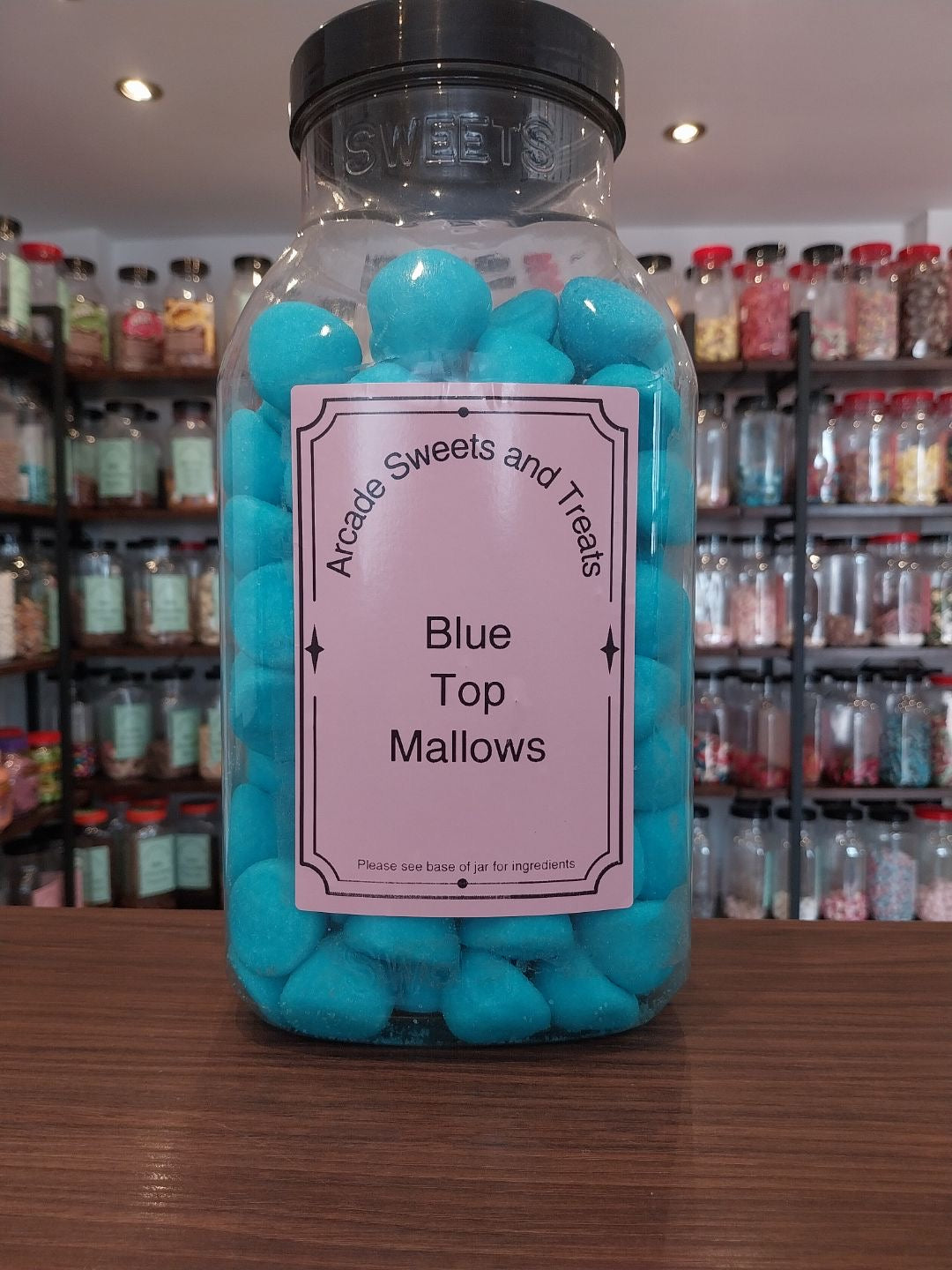 Blue Top Mallow Marshmallow - Raspberry & Vanilla Flavoured