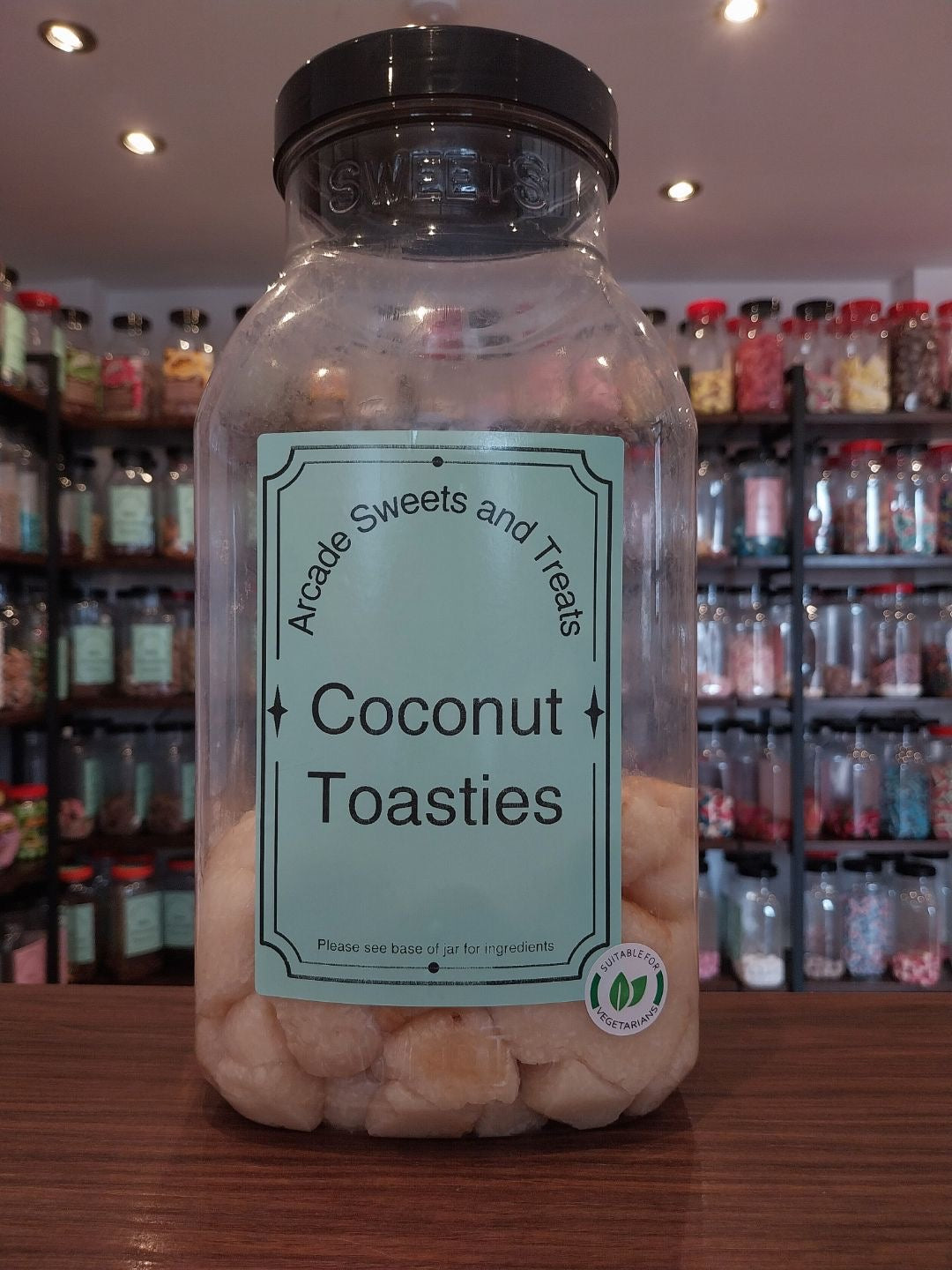 Coconut Toasties - A soft Boiled Coconut Sweet slightly toasted on the ends (100g)