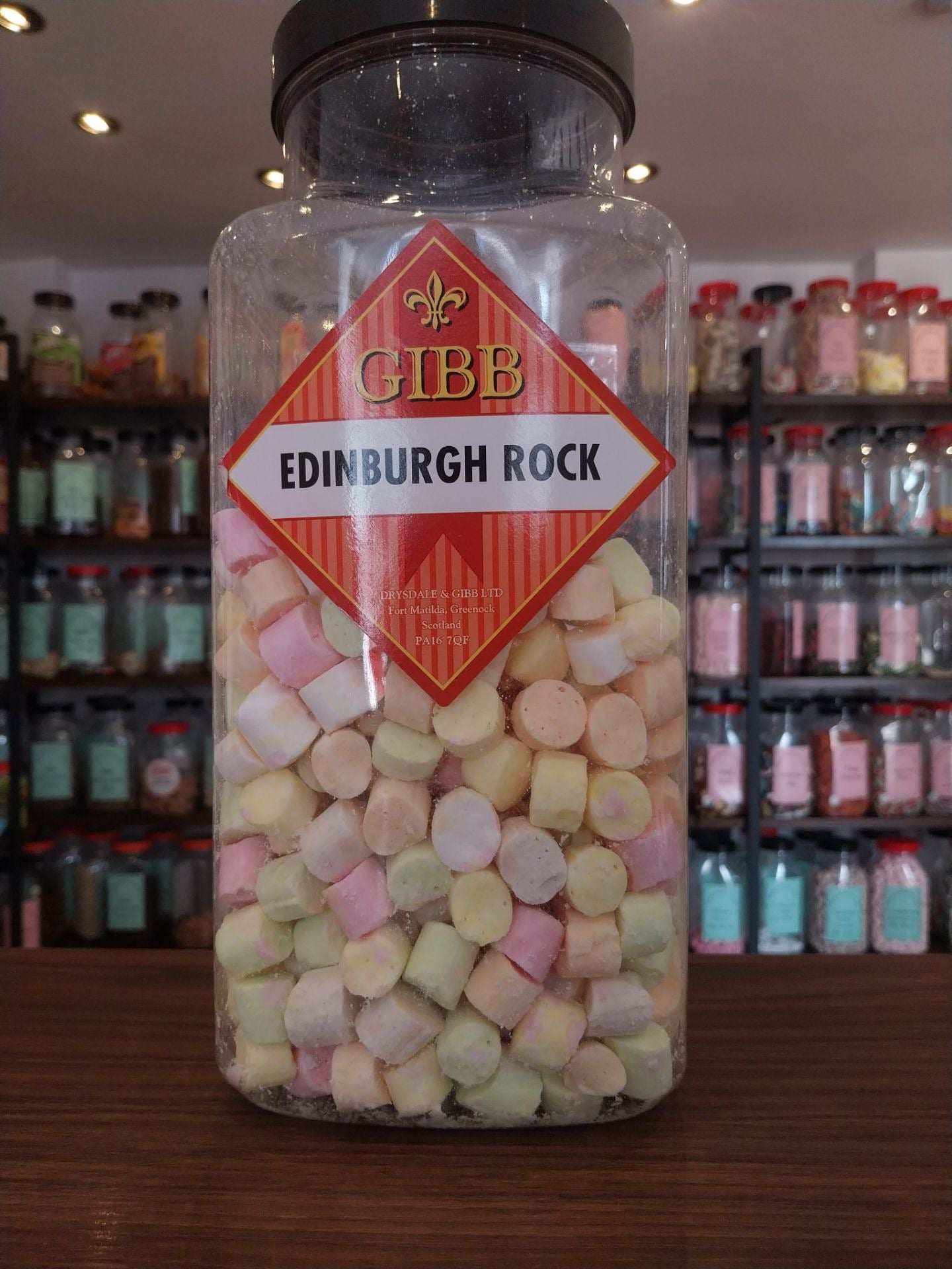 Edinburgh Rock - Soft & crumbly fruit flavour sweets