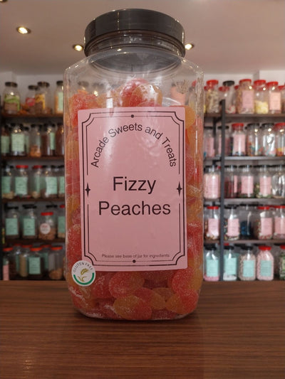 Fizzy Peaches - Sugared peach flavour jelly sweets