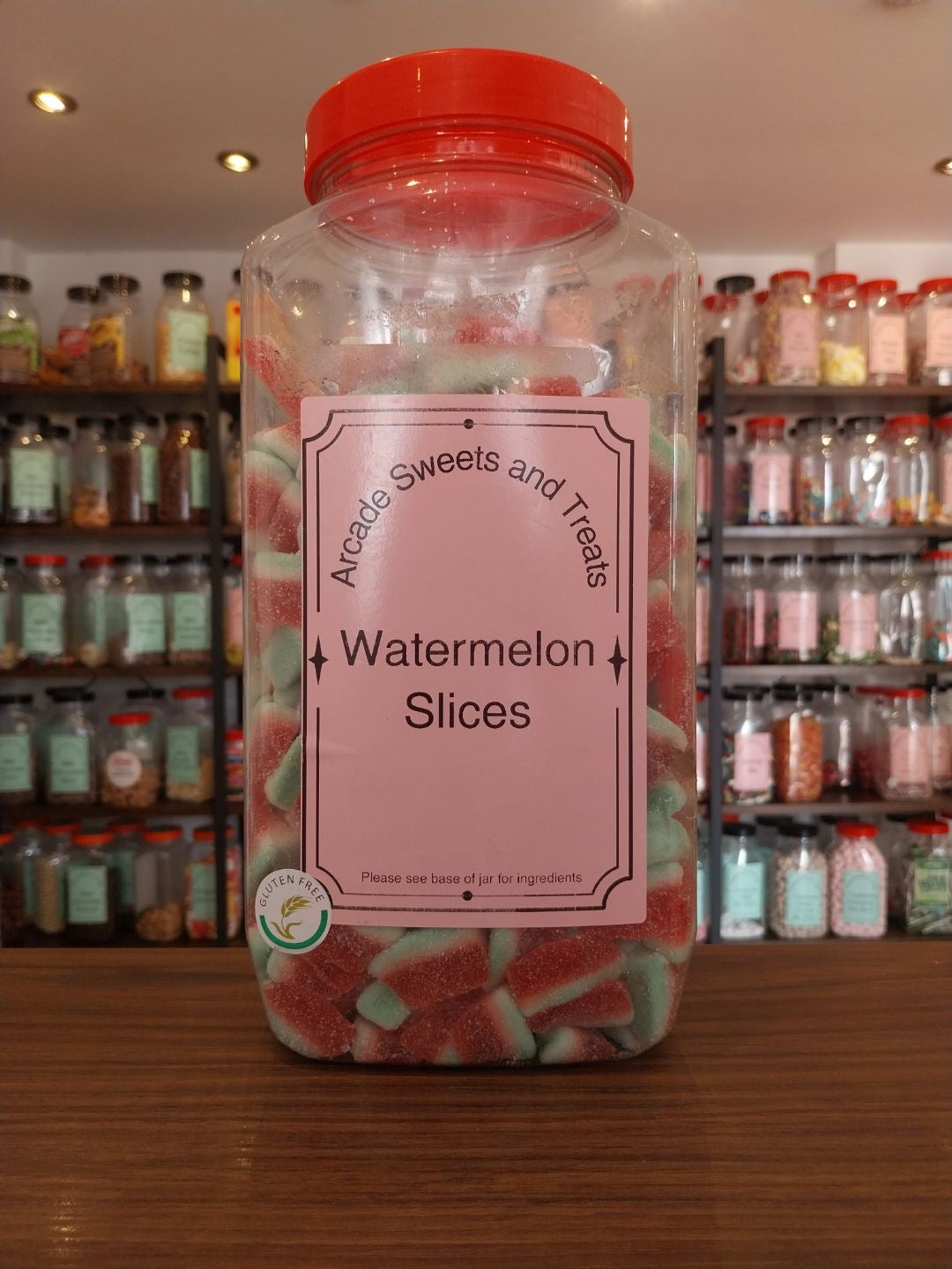 Fizzy Watermelon Slices - Watermelon flavour jelly sweets