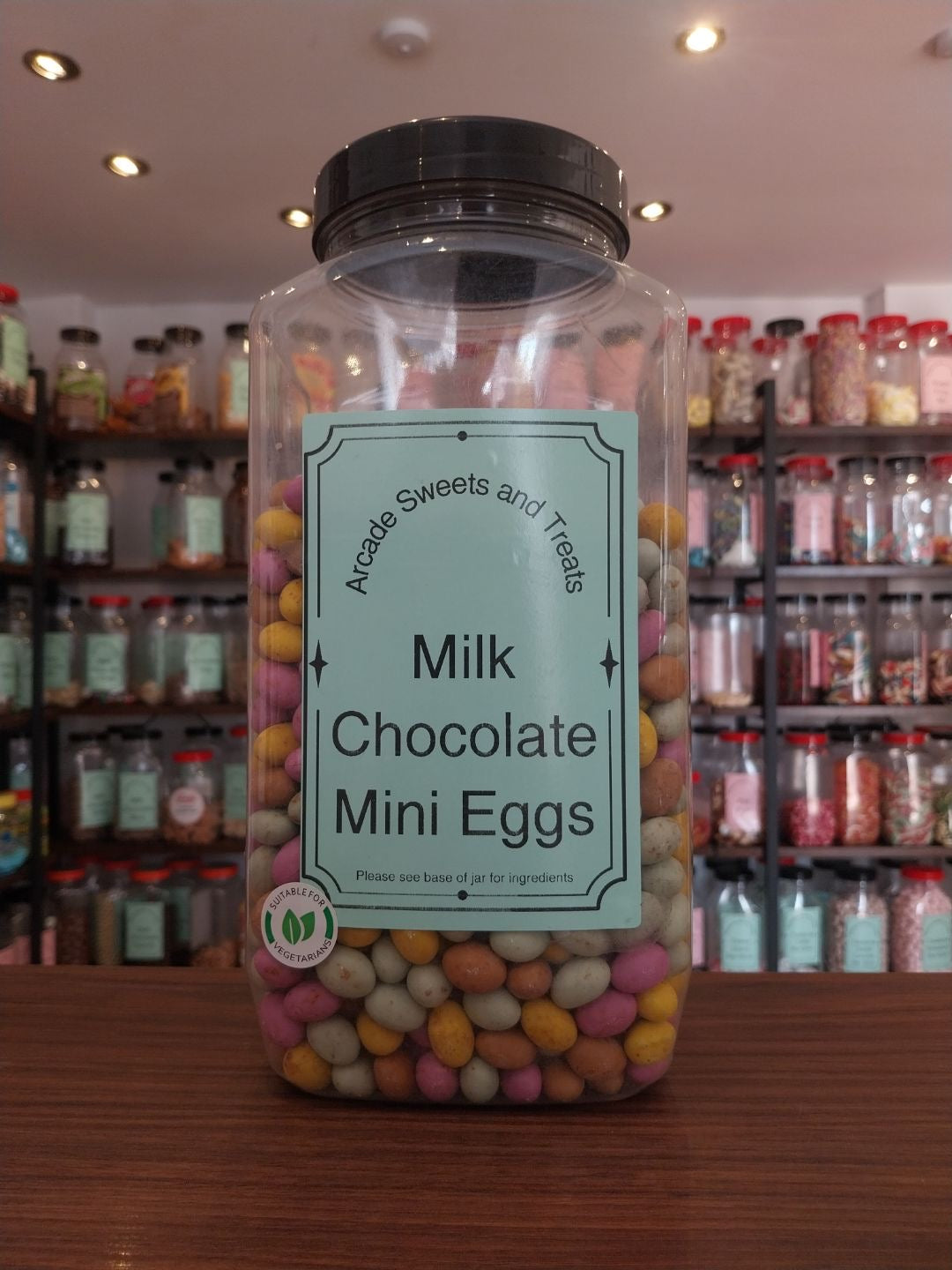 Milk Chocolate Mini Eggs - milk chocolate eggs in a candy shell