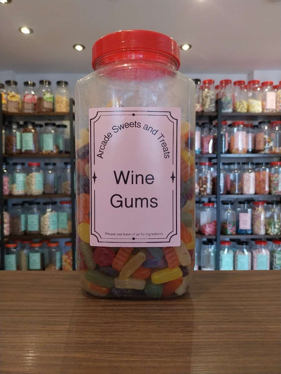 Wine Gums - fruit flavour gums – Arcade Sweets & Treats