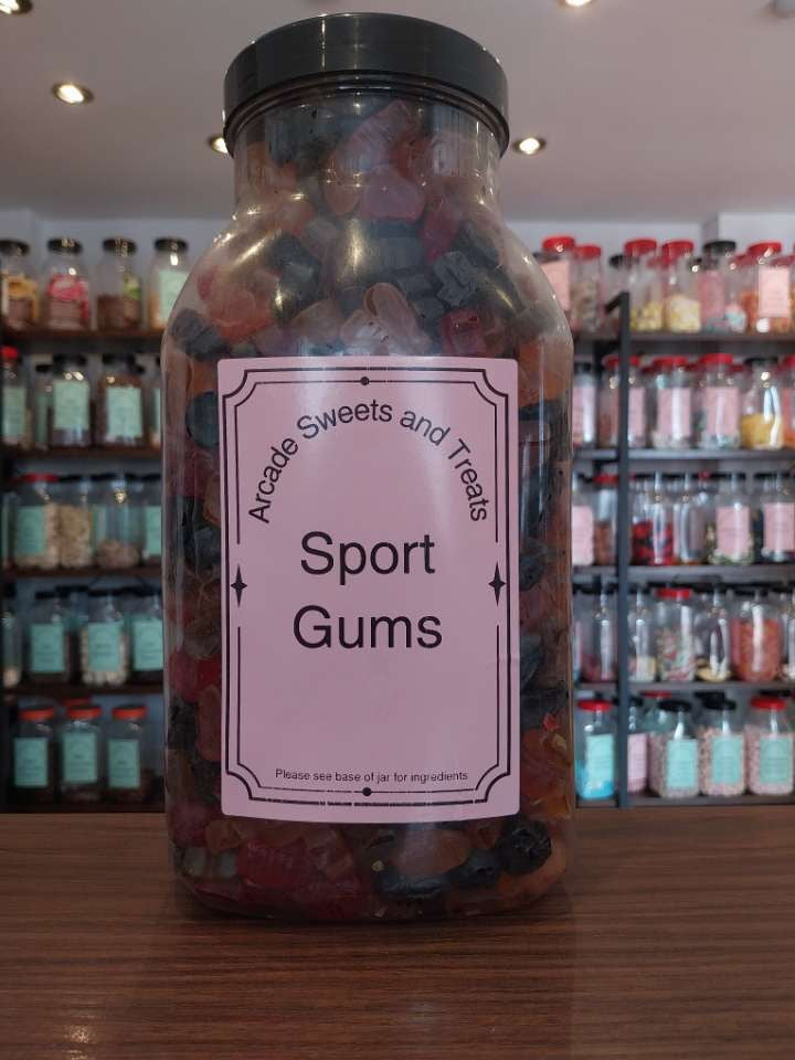 Sport Gums - Fruit & liquorice flavoured hard gums – Arcade Sweets & Treats