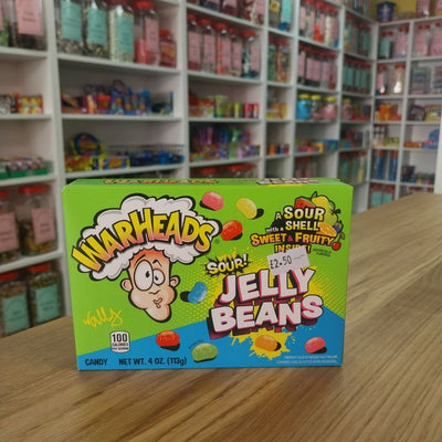 Warheads Sour Jelly Beans 113g - Delicious sour flavoured jelly beans