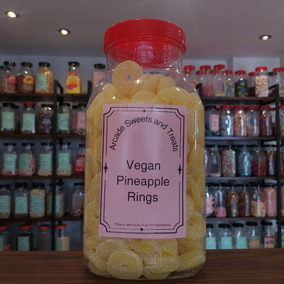 Vegan Fizzy Pineapple Slice Sweets