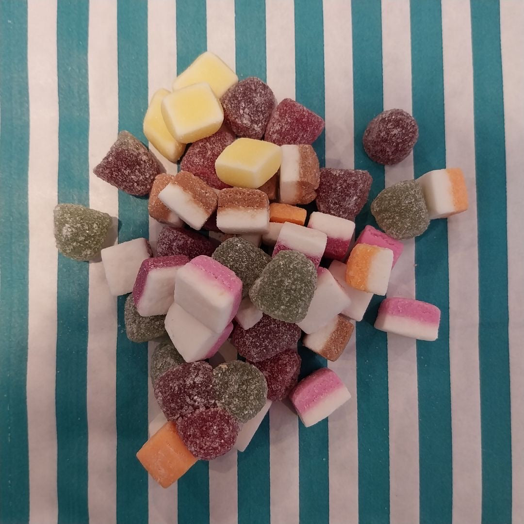 Dolly Mixtures - Multicoloured candy and jelly sweets