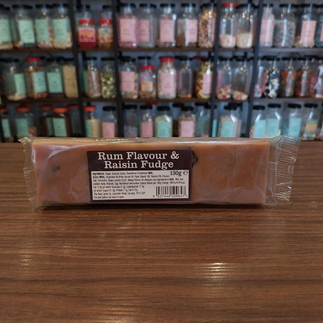 Rum & Raisin Fudge Bar