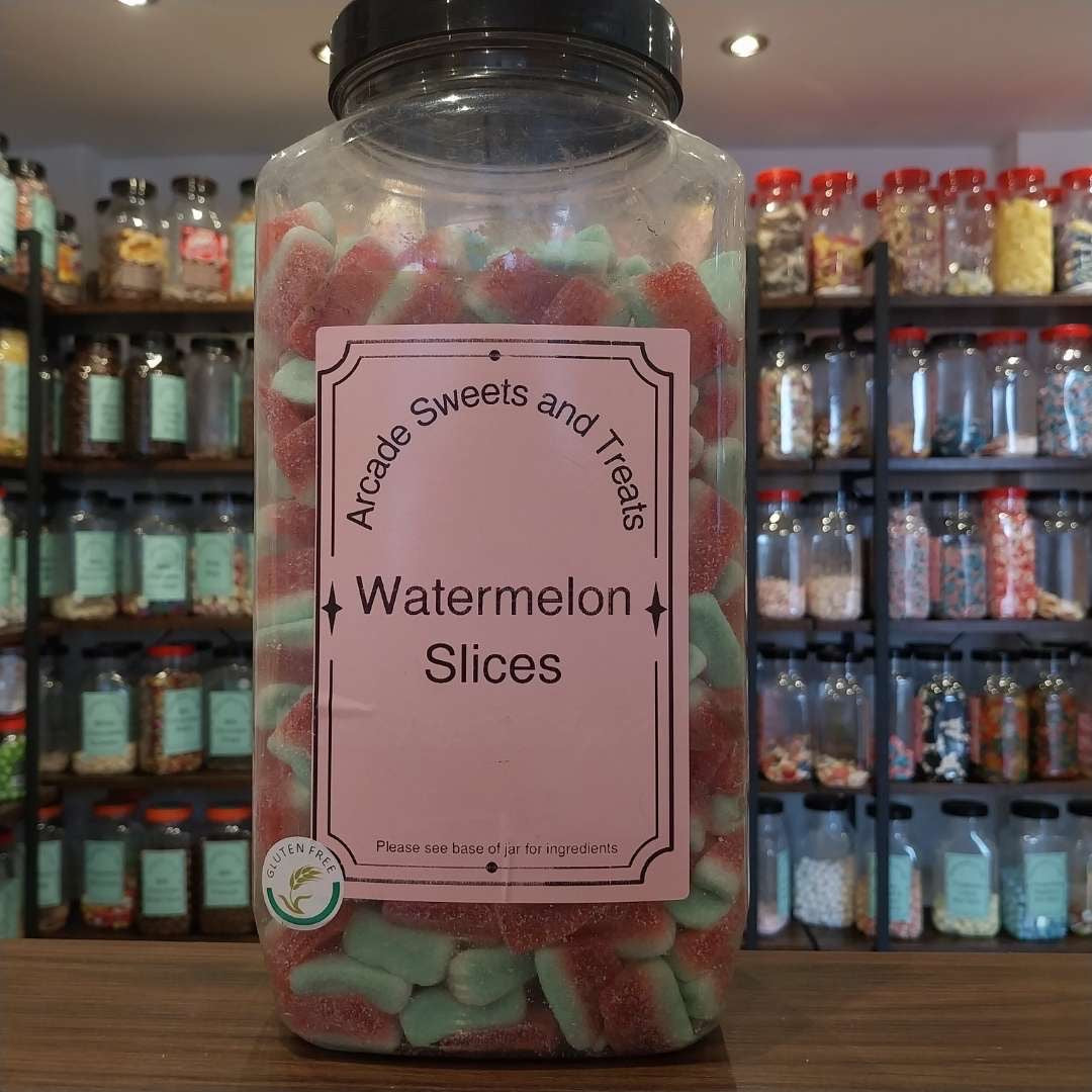 Fizzy Watermelon Slices - Watermelon flavour jelly sweets