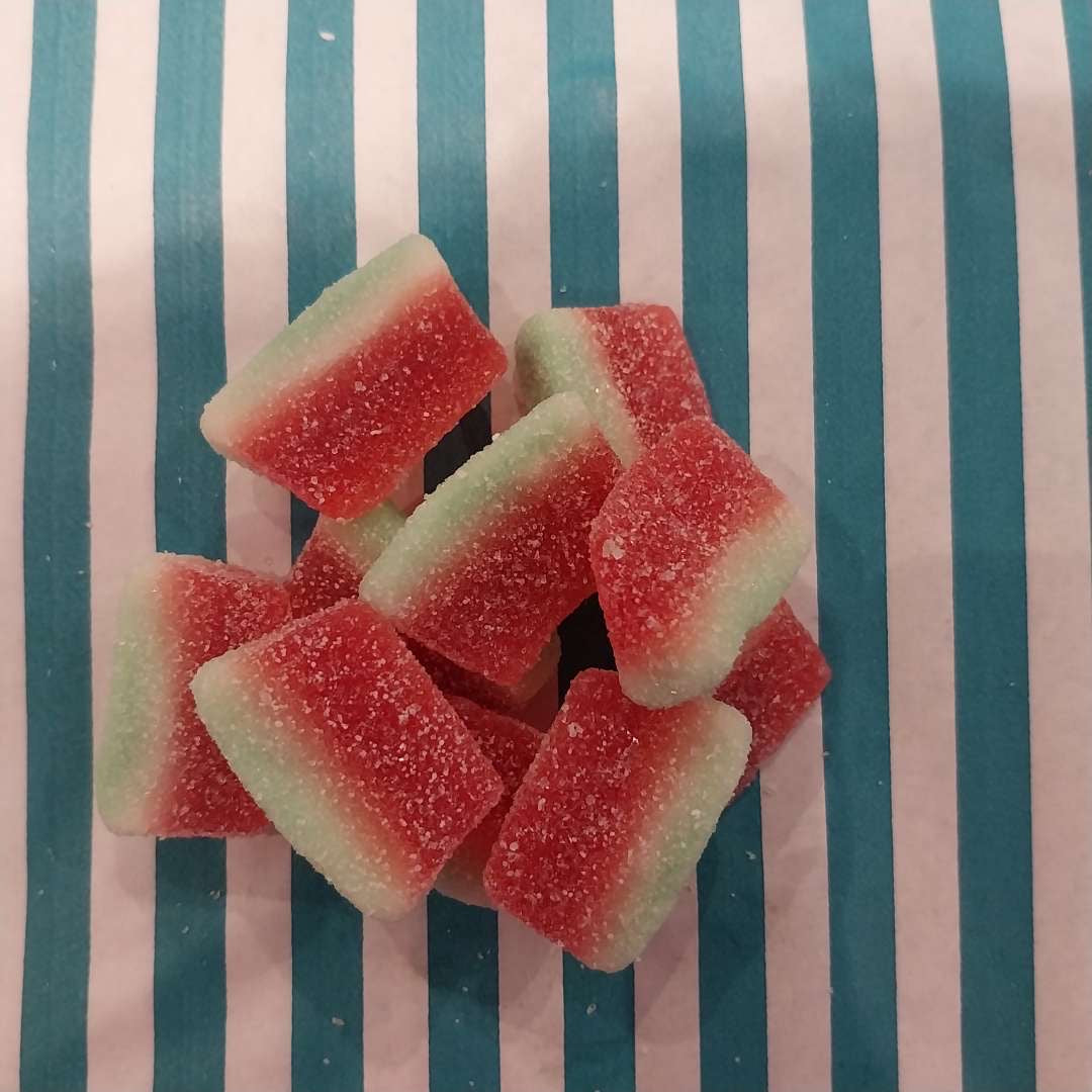 Fizzy Watermelon Slices - Watermelon flavour jelly sweets