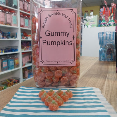 Gummy Pumpkins - orange flavour gummy sweets